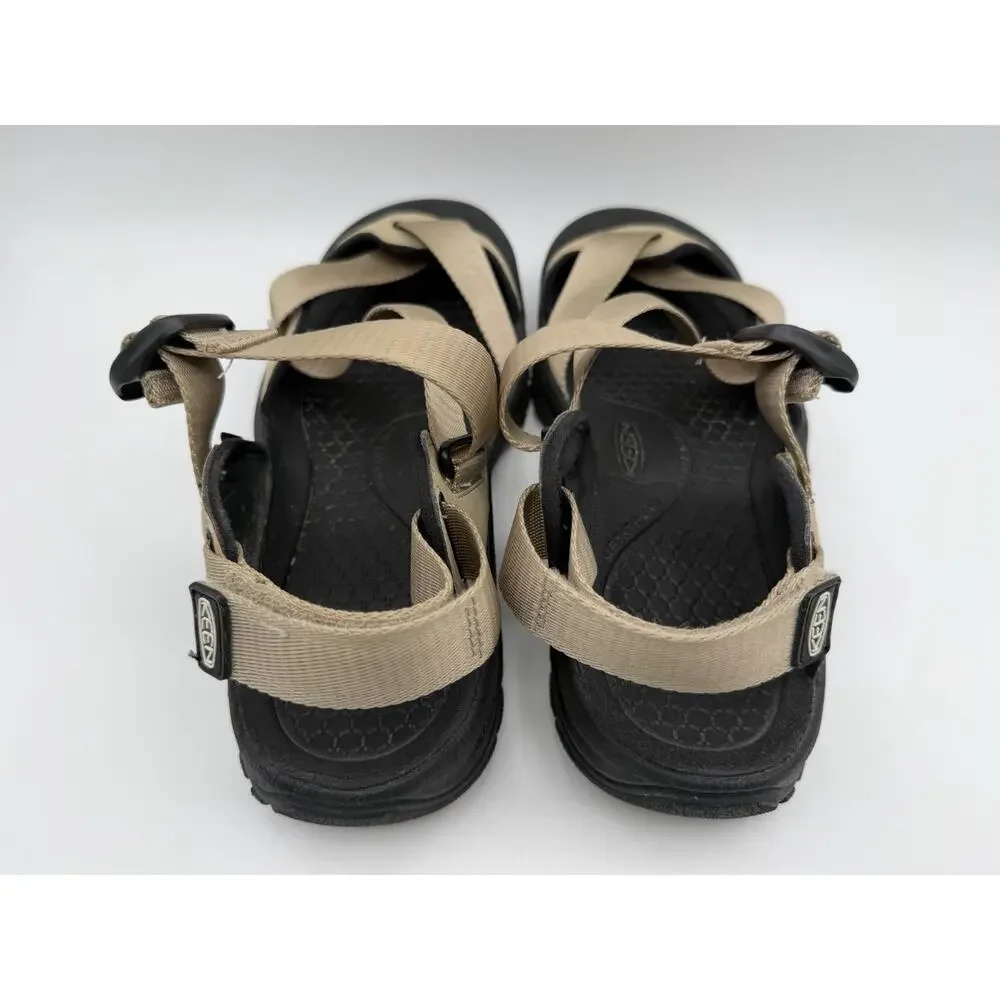 Keen Zerraport II Tan & Black Waterproof Sandal Men’s Size 9.5 Trail Hiking Lake